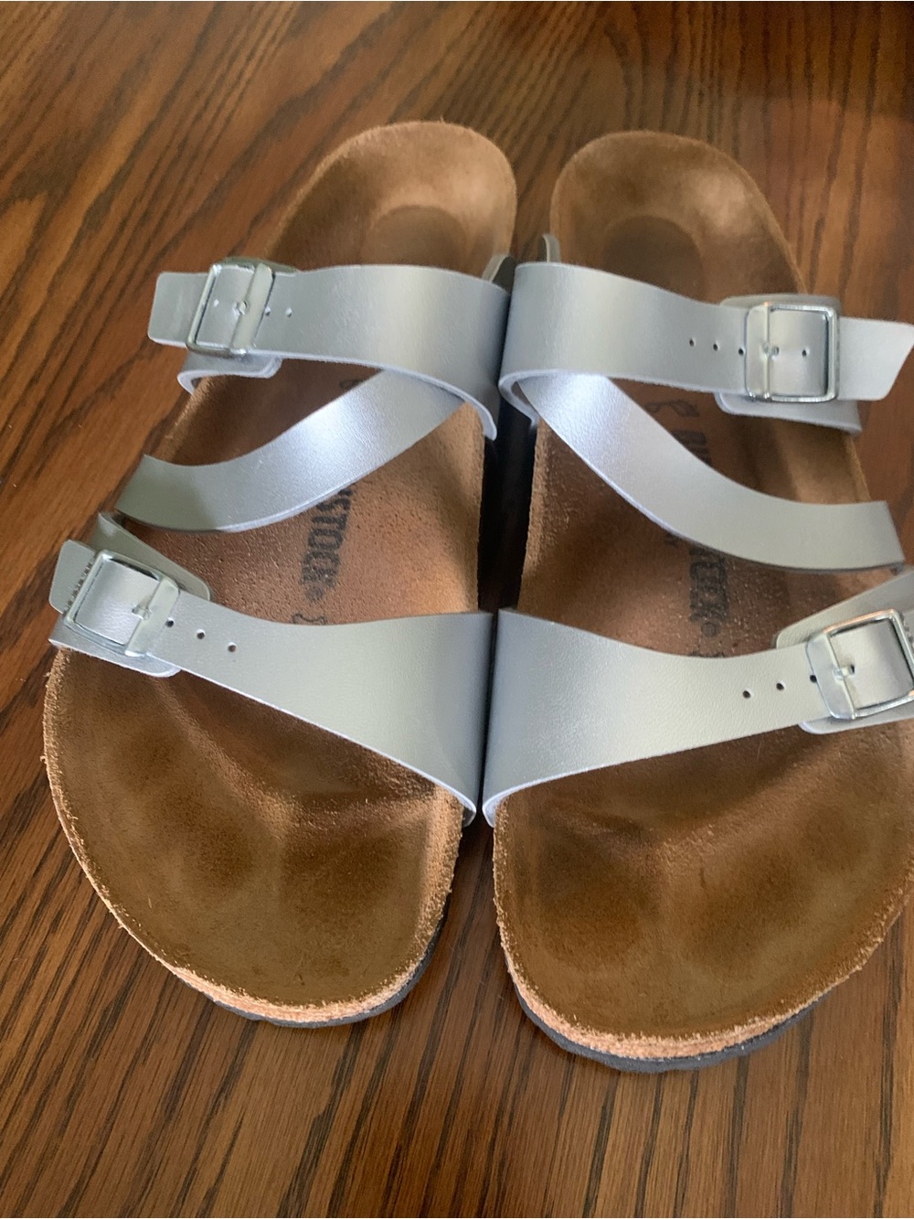 Birkenstock New w/o Box Salina Silver Birko Flor size 40 (women’s 9)
